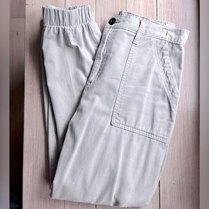 Gray Cargo jogger pants Size 4 like new